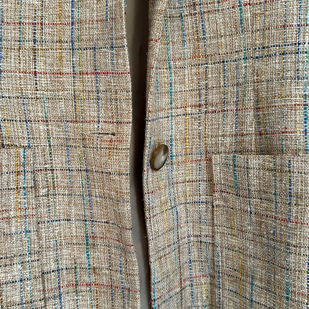 Neiman Marcus Silk Tweed Blazer - Picture 3 of 13